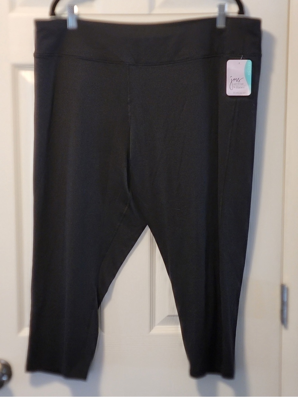 Just My Size Active Black Capri Leggings - Stretch Active Wear